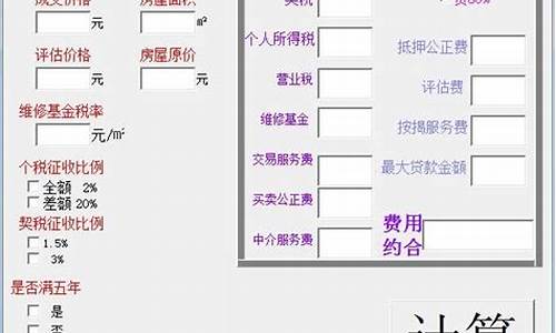 二手房过户计算器二手房计算器_二手房过户费用计算器该怎么算